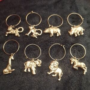 Safari Wine Charms